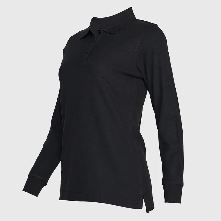 Polera pique manga larga mujer 5