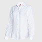 Blusa Oxford manga larga mujer - Miniatura 5