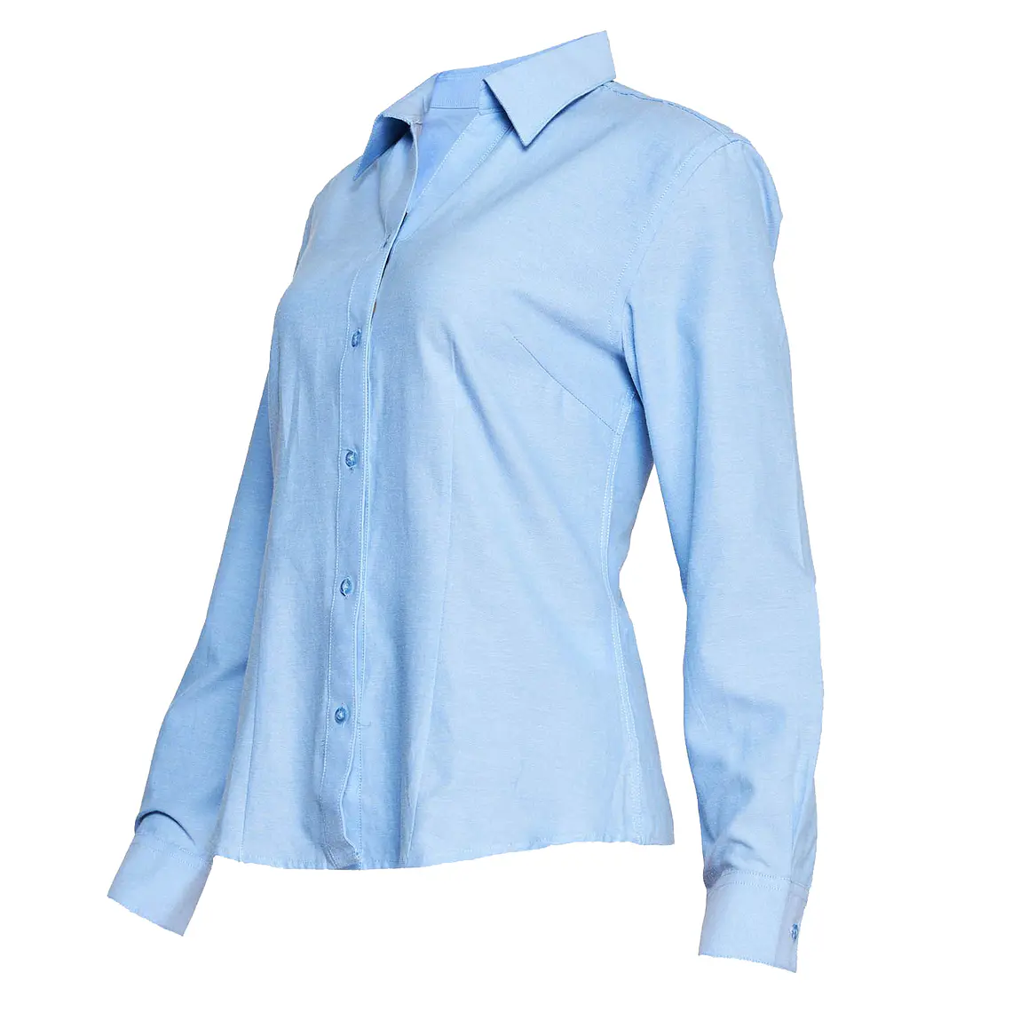 Blusa Oxford manga larga mujer 2