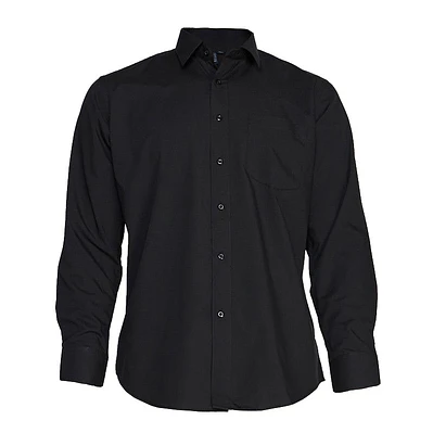 Camisa trevira manga larga hombre