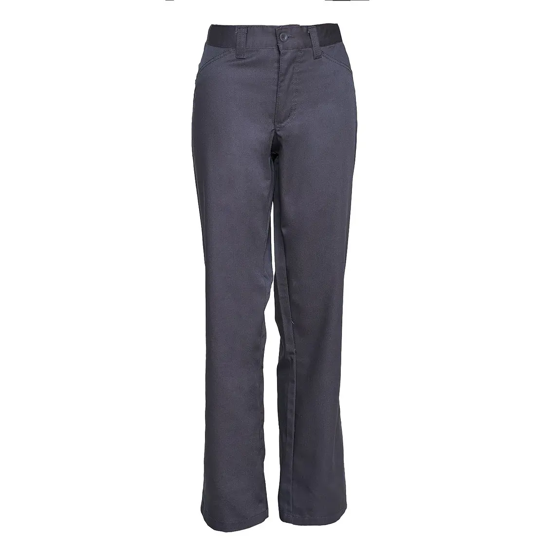 Pantalón clásico de gabardina mujer 17