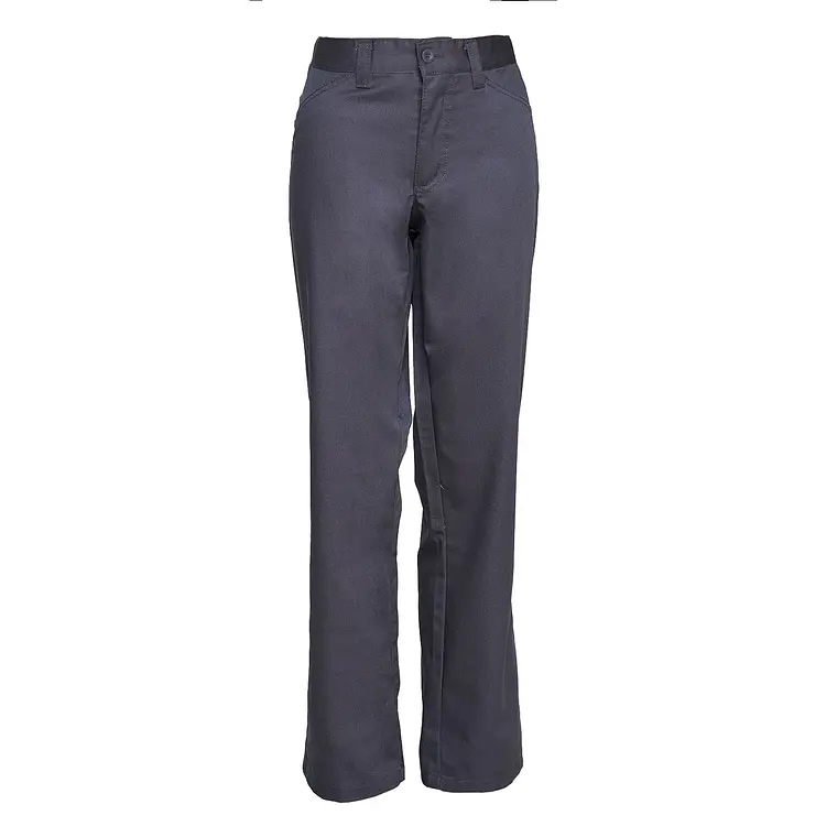 Pantalón clásico de gabardina mujer 17