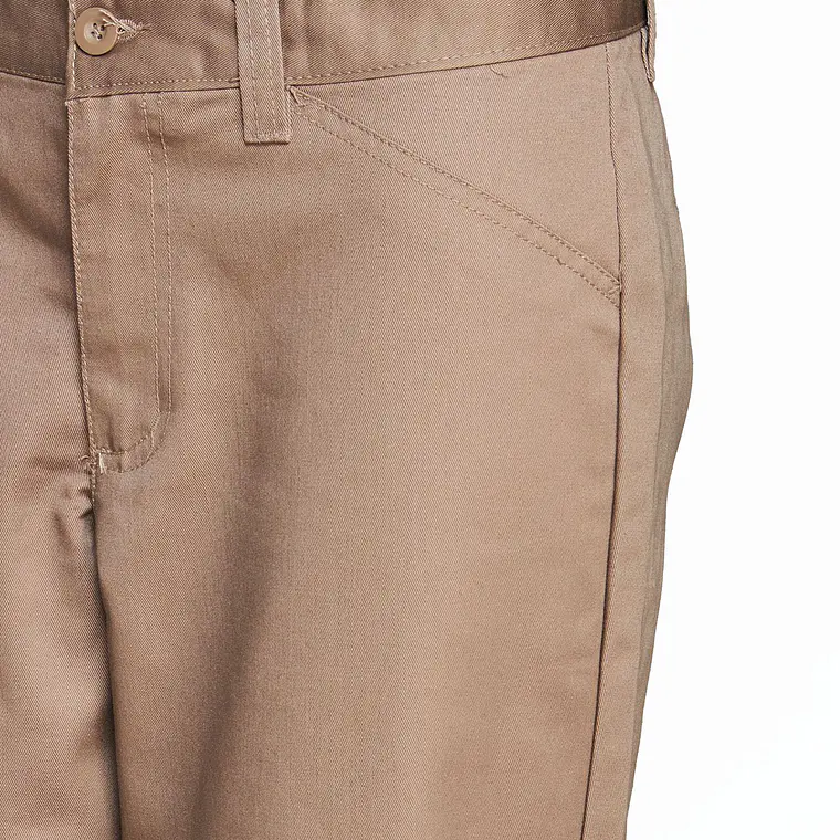 Pantalón clásico de gabardina mujer 14