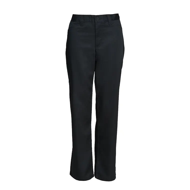 Pantalón clásico de gabardina mujer 1