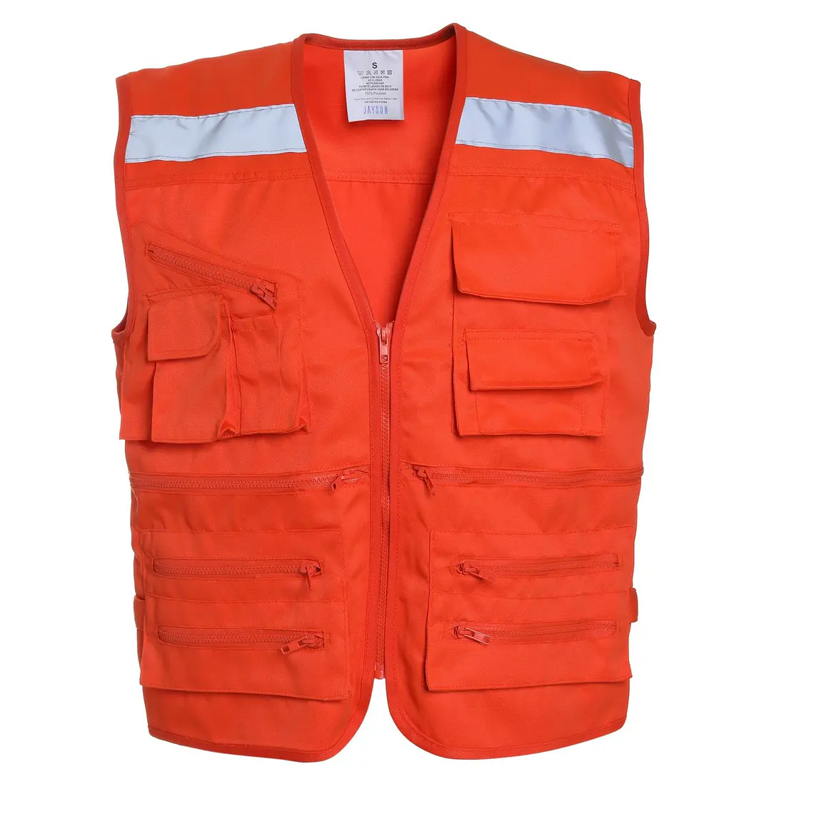 Chaleco geólogo bolsillos gabardina 1