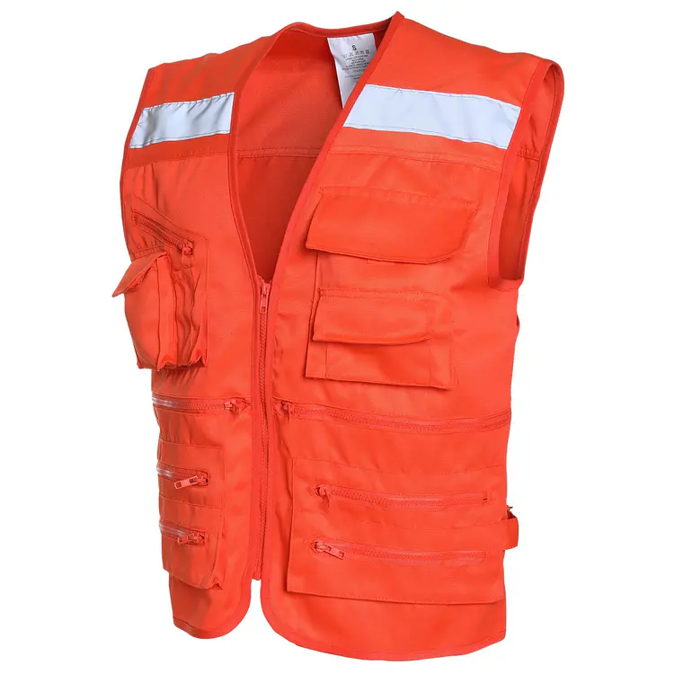 Chaleco geólogo bolsillos gabardina 2