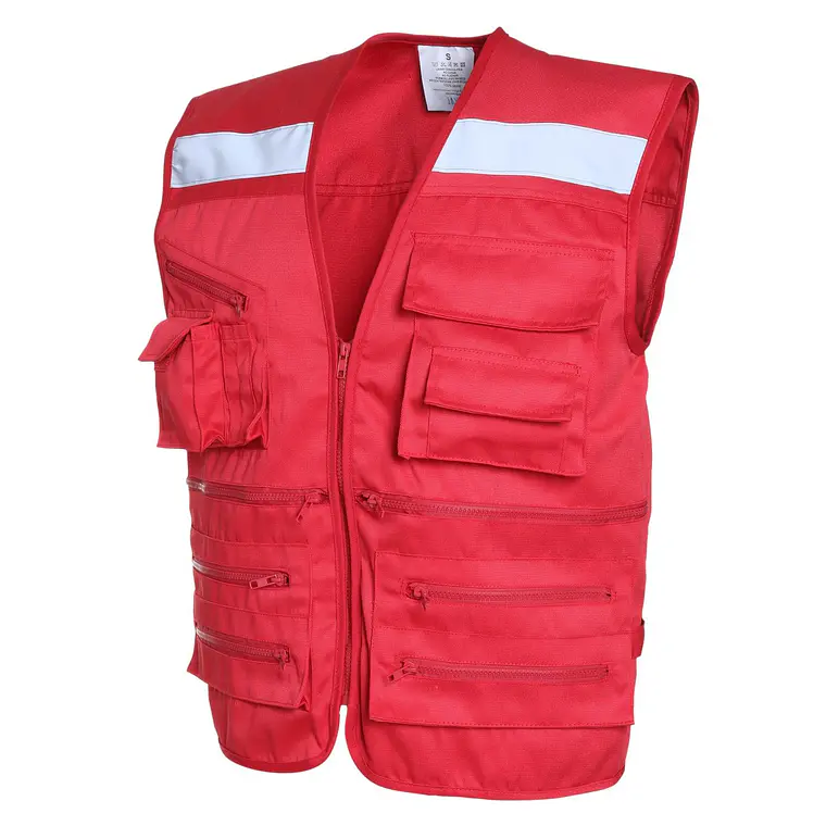 Chaleco geólogo bolsillos gabardina 5