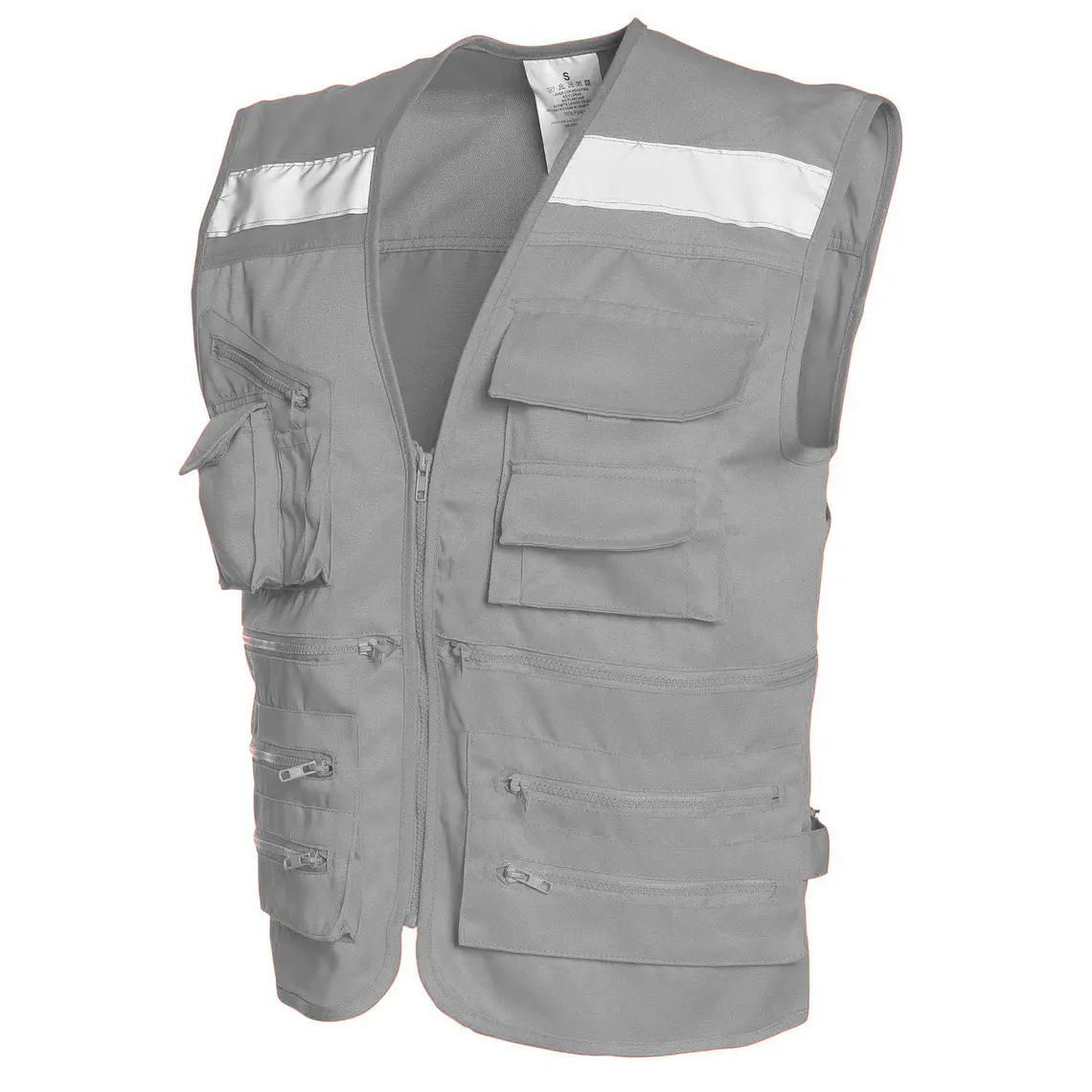 Chaleco geólogo bolsillos poplin 14