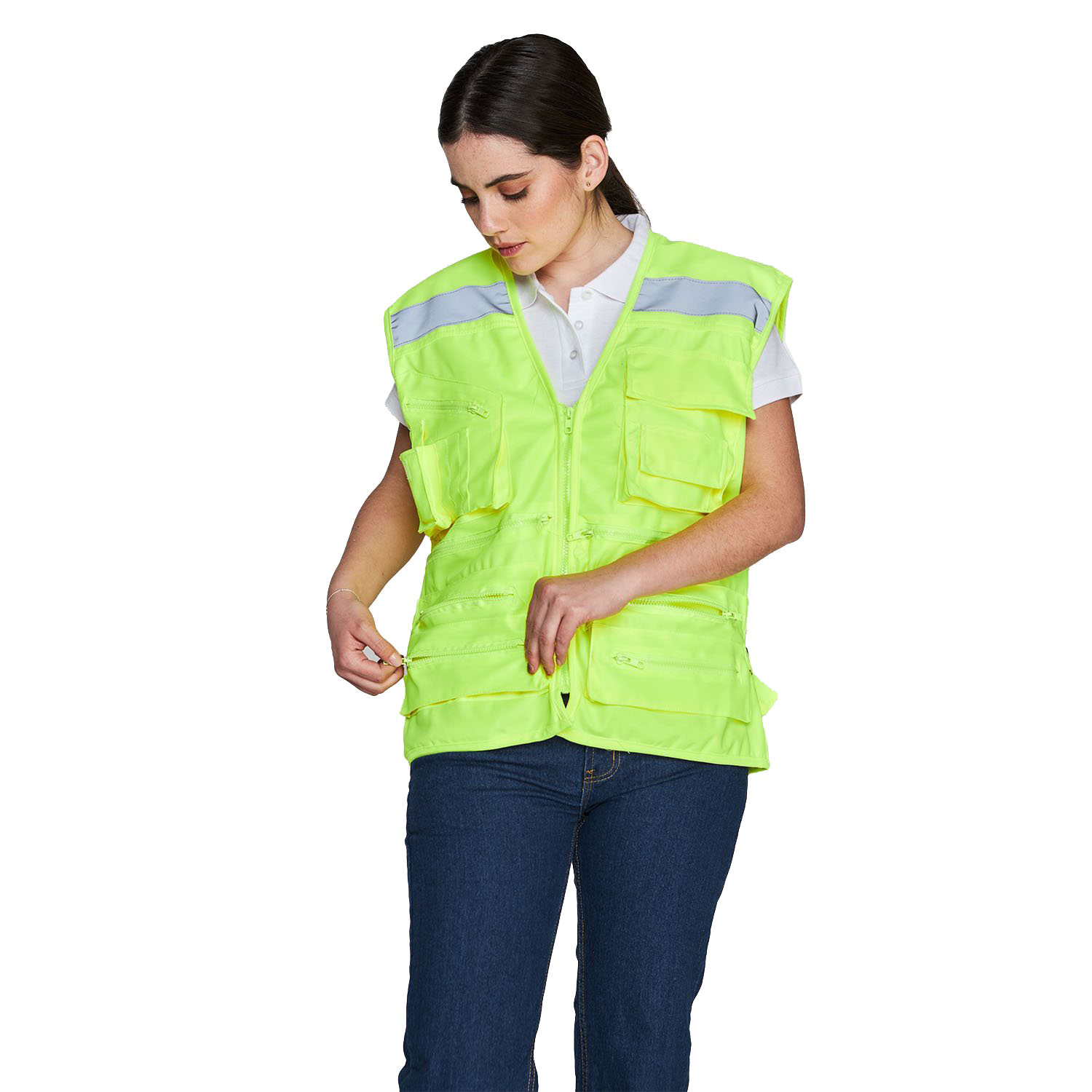 CHALECO GEOLOGO VIAL TRICOT AMARILLO - 12223