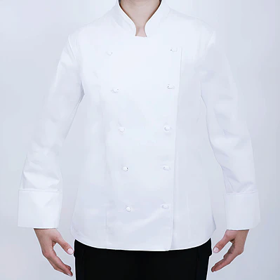 Chaqueta chef gabardina mujer