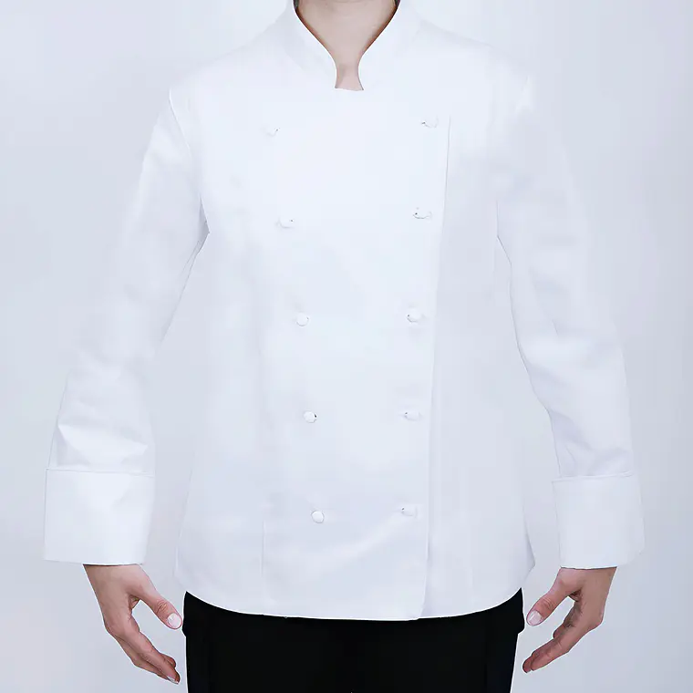 Chaqueta chef gabardina mujer 1