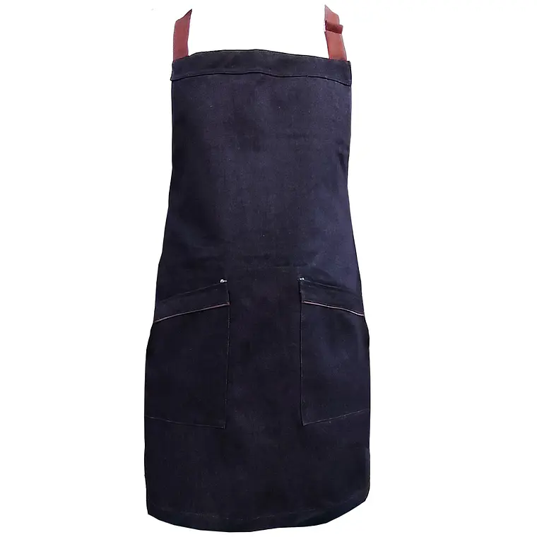 Pechera mezclilla con aplicación unisex (confección) 1