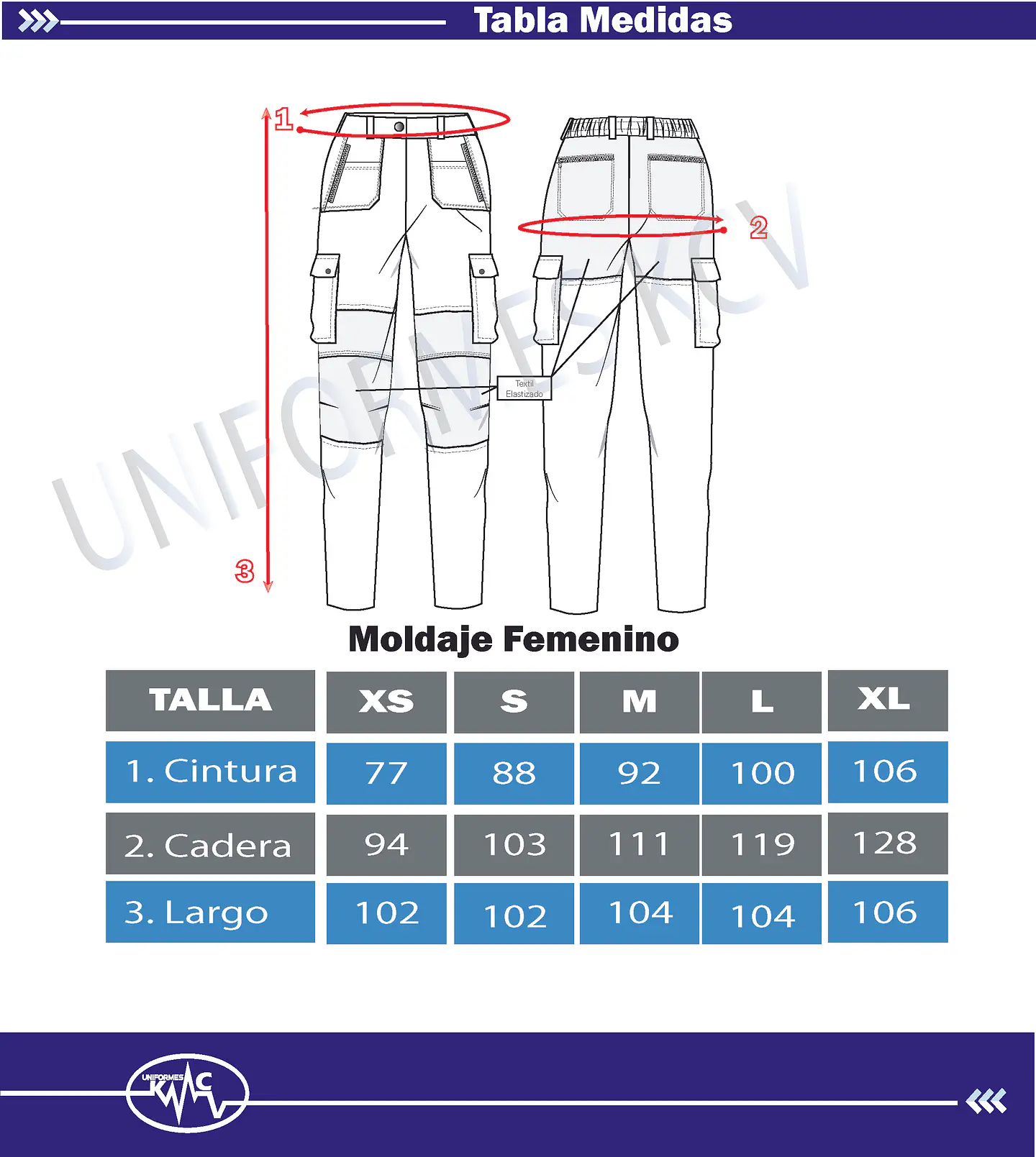 Pantalon Prehospitalario Cargo Turno Largo Femenino – Rendimiento real para jornadas extensas 4