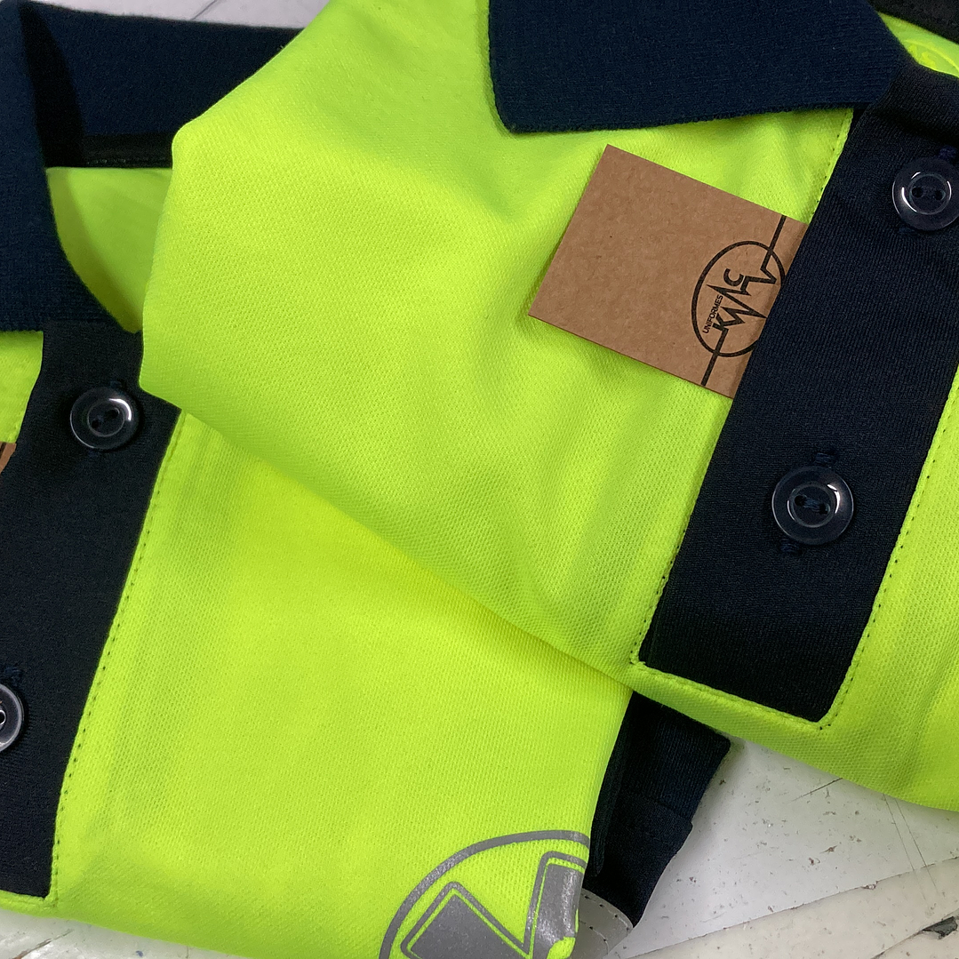 Polera Bicolor Femenina Amarillo Fluor 5