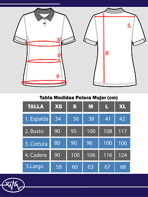 Polera Bicolor Femenina Azulina Manga Larga