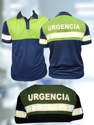 Polera Bicolor Amarillo Masculina