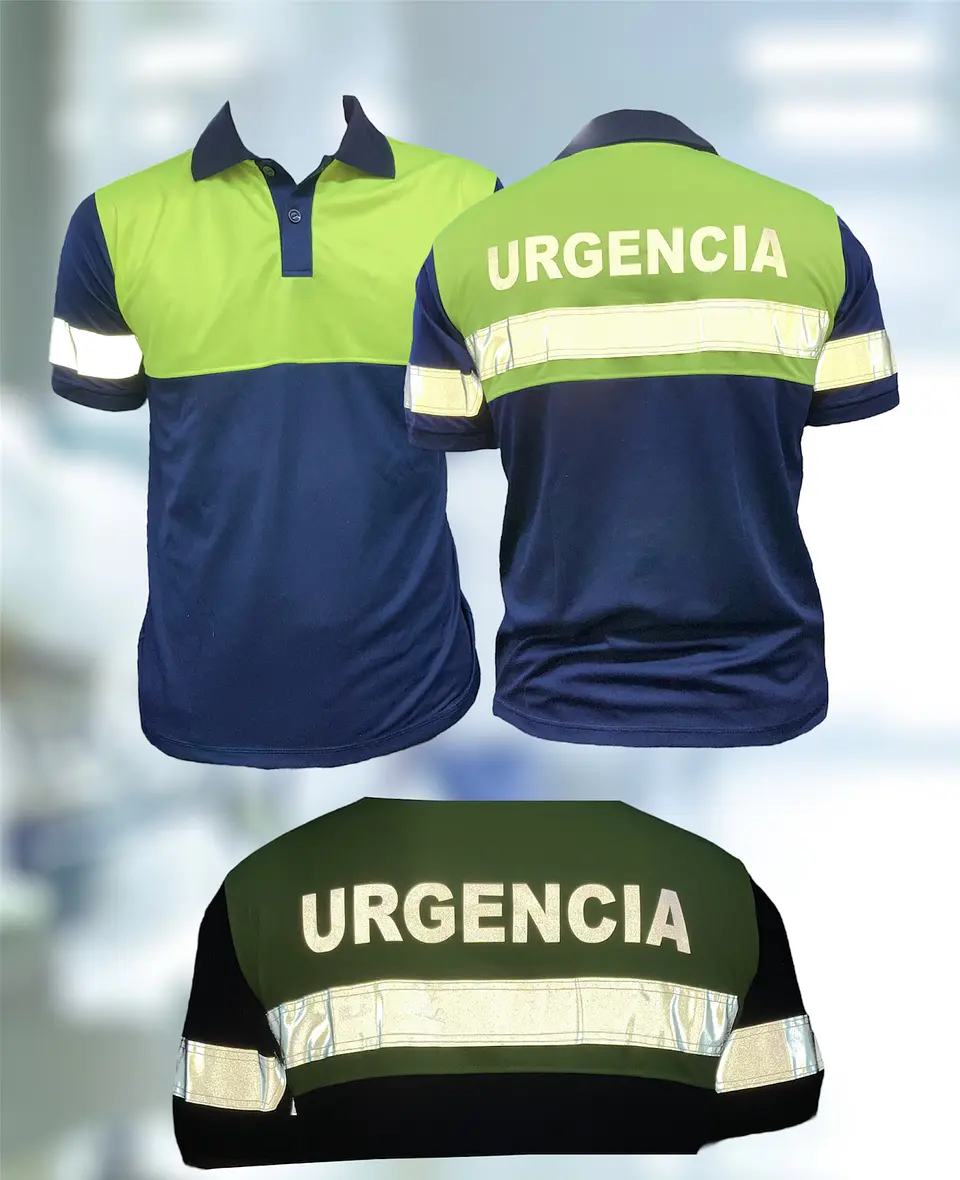 Polera Bicolor Amarillo Masculina 1