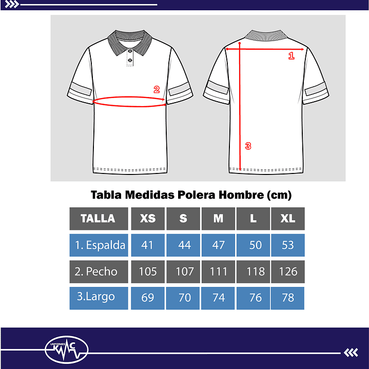 Polera Hombre cuello V 4