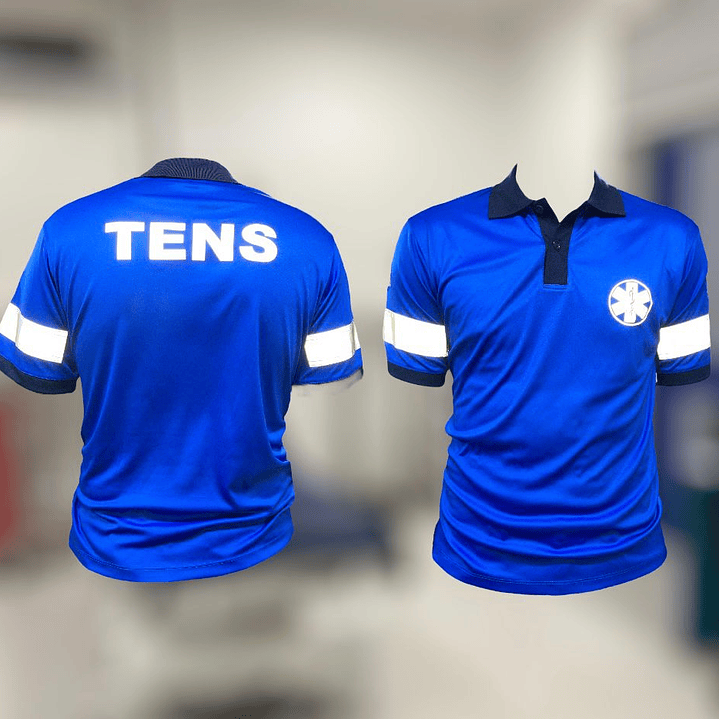 Polera Masculina Cuello y Botón 3