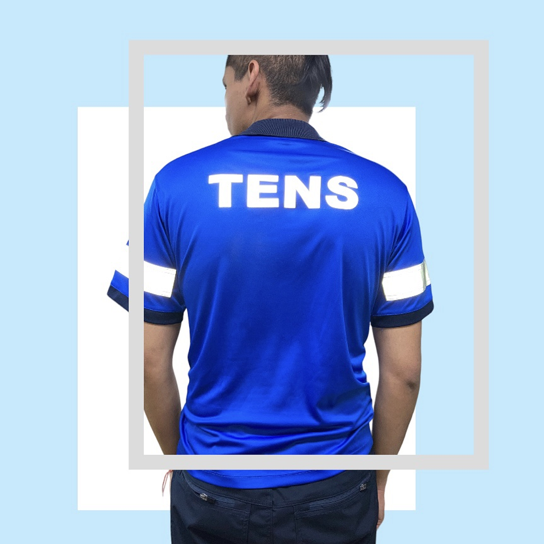 Polera Masculina Cuello y Botón 1