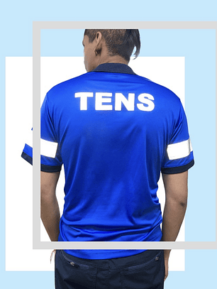 Polera Masculina Cuello y Botón