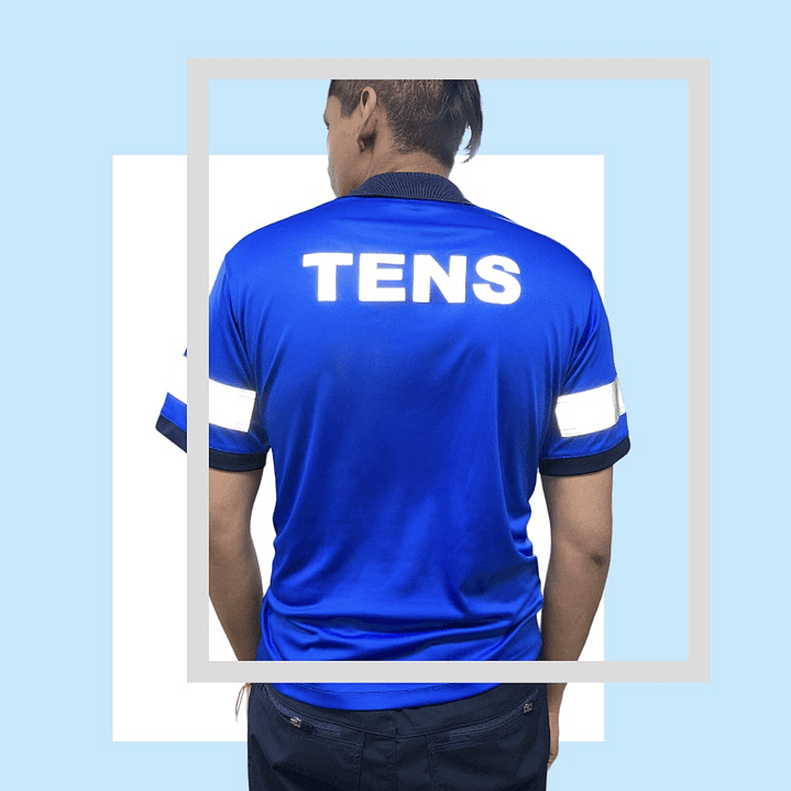 Polera Masculina Cuello y Botón 1