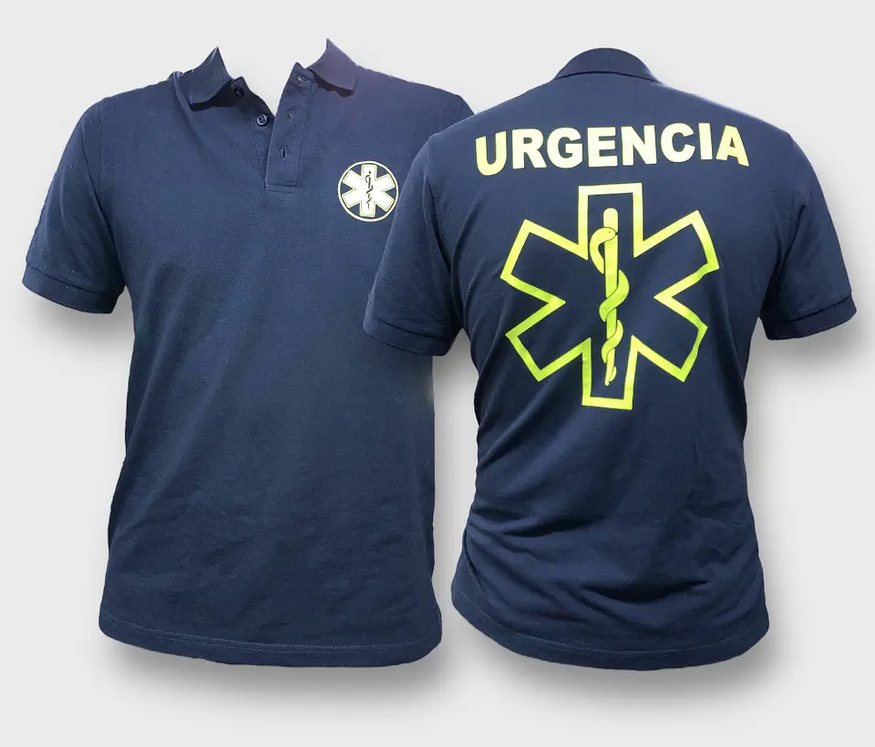 Polera Masculina Cuello y Botón 4