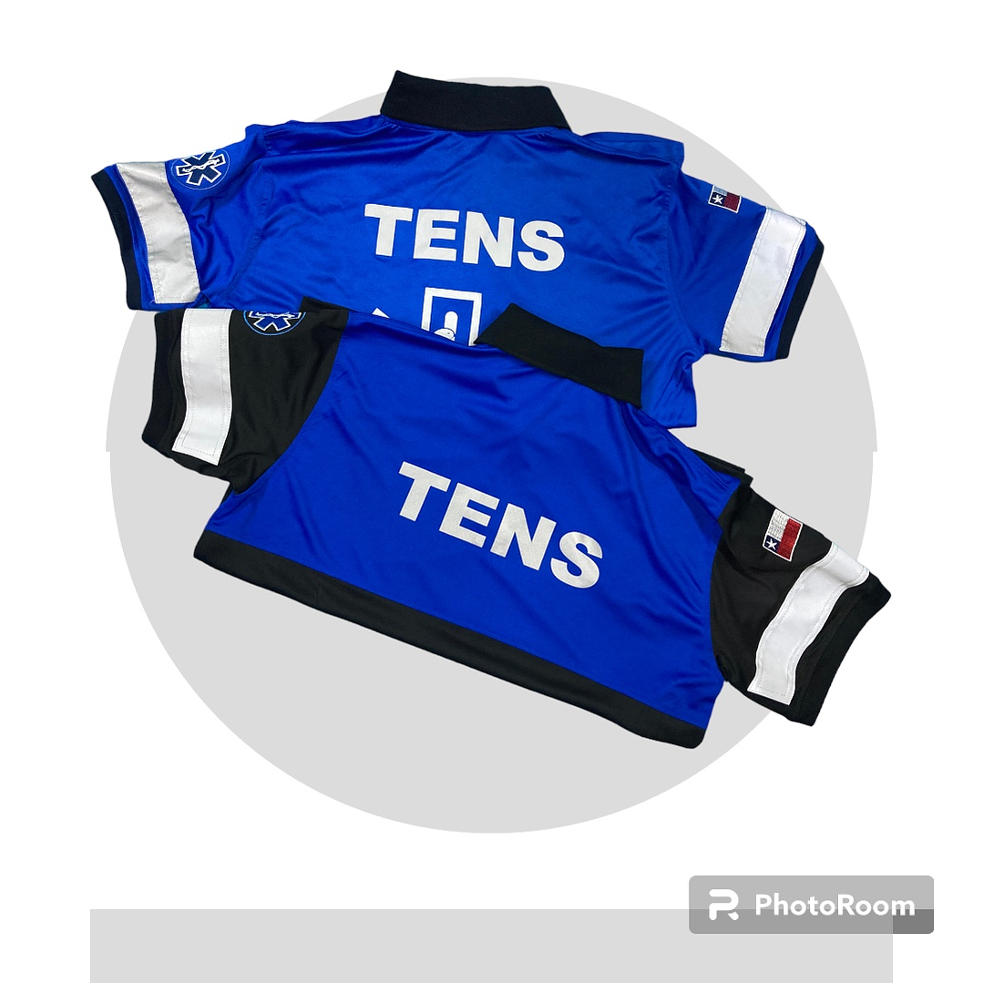 Polera Bicolor Masculina Azulino 1