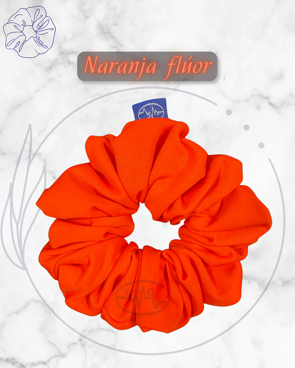 Scrunchie Rescate Fluor 4