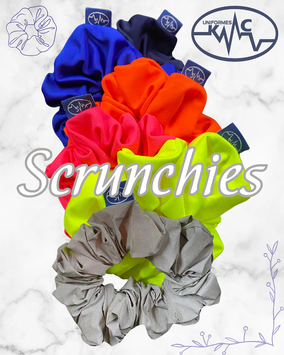 Scrunchie Reflectivo Turno Noche  2