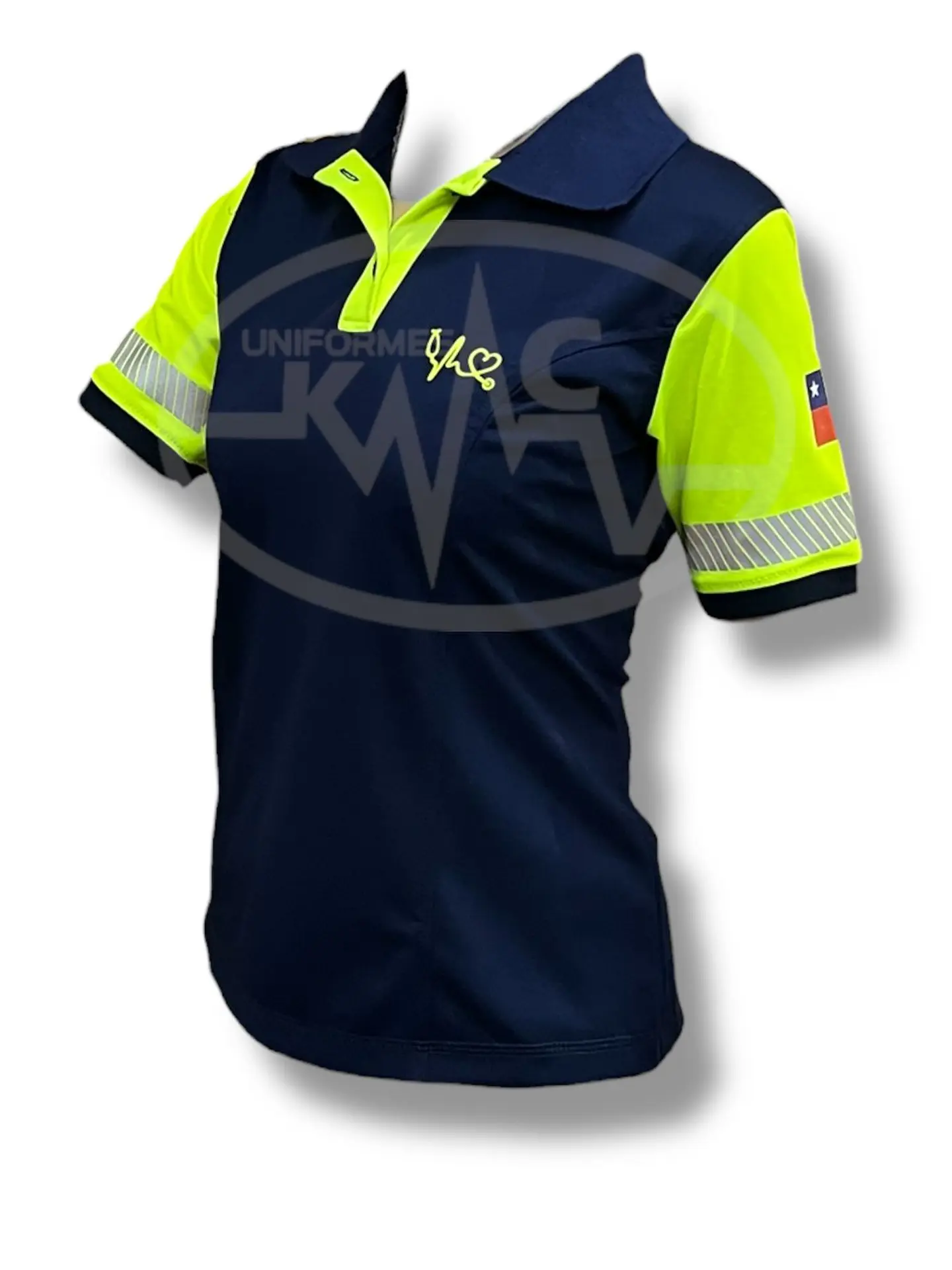 Polera Bicolor Prehospitalaria  modelo Osler 2