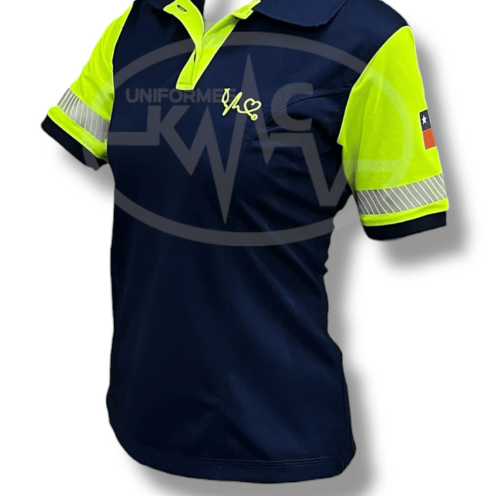 Polera Bicolor Prehospitalaria  modelo Osler 2