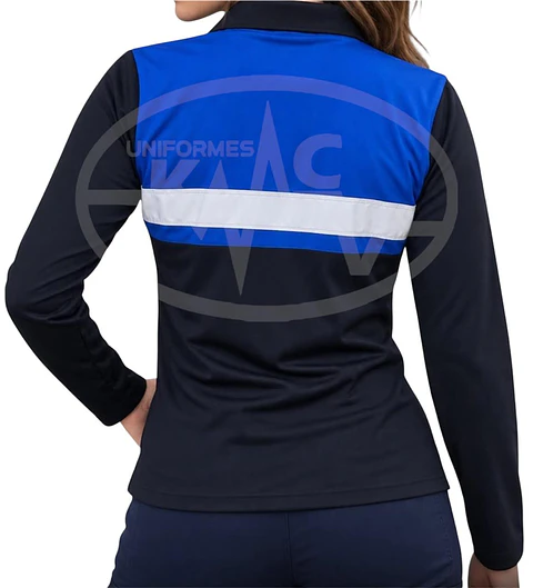 Polera Manga Larga Bicolor 