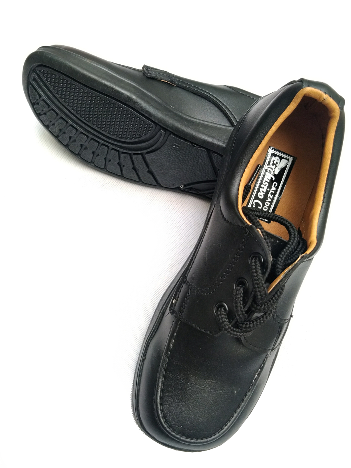 Zapato Negro Cuero 1