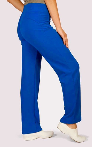 Uniforme Clínico Pantalón Mujer Flex Elasticado Azul Rey 1
