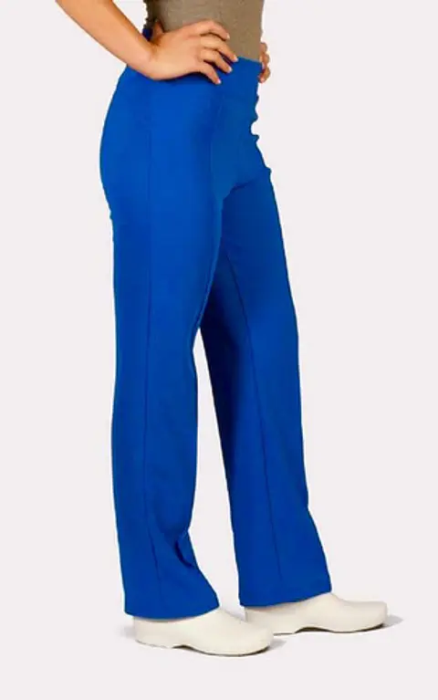 Uniforme Clínico Pantalón Mujer Flex Elasticado Azul Rey
