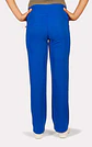 Uniforme Clínico Pantalón Mujer Flex Elasticado Azul Rey - Miniatura 3