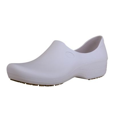 Zapato Zueco Antideslizante Cocina Clínico Blanco 3