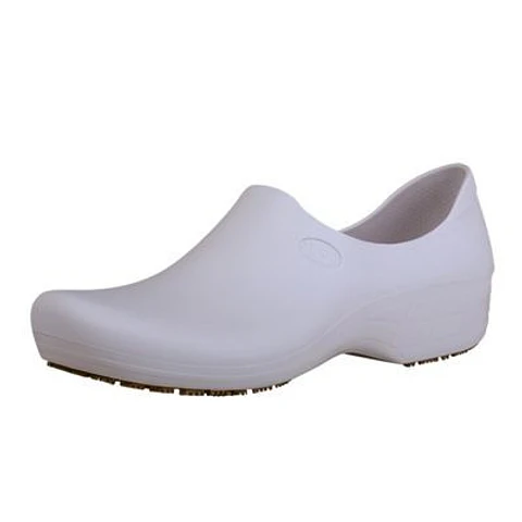 Zapato Zueco Antideslizante Cocina Clínico Blanco