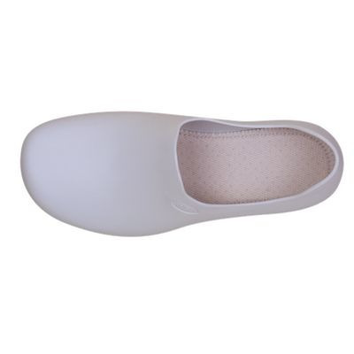 Zapato Zueco Antideslizante Cocina Clínico Blanco 4
