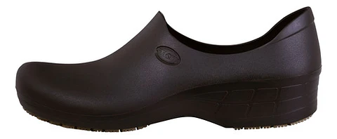Zapato Zueco Antideslizante Cocina Clínico Negro  