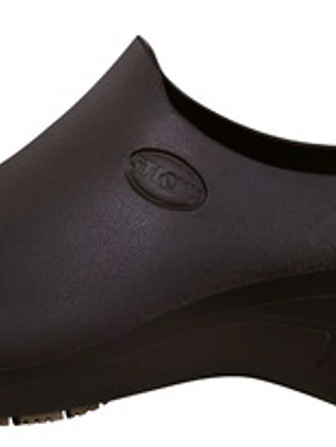 Zapato Zueco Antideslizante Cocina Clínico Negro  