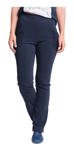 Uniforme Clínico Pantalón Mujer Flex Alforza Spandex 1