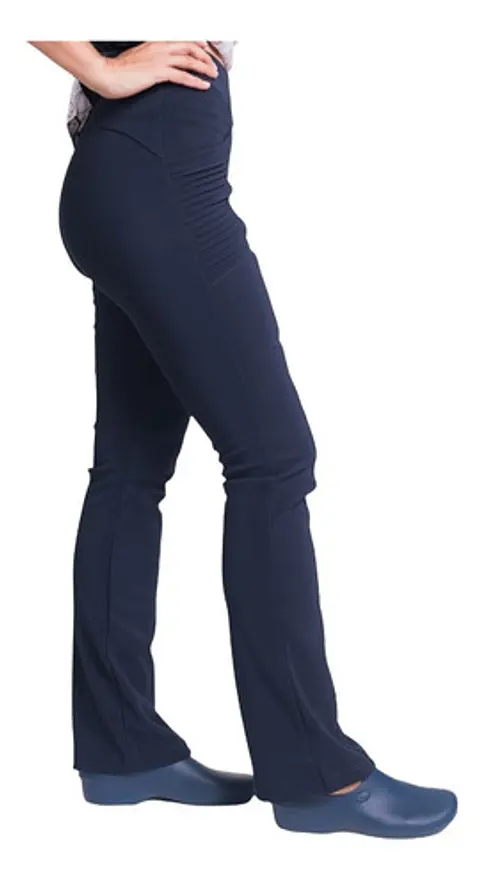 Uniforme Clínico Pantalón Mujer Flex Alforza Spandex