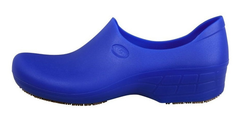Zapato Zueco Antideslizante Cocina Clínico Azul Rey 1