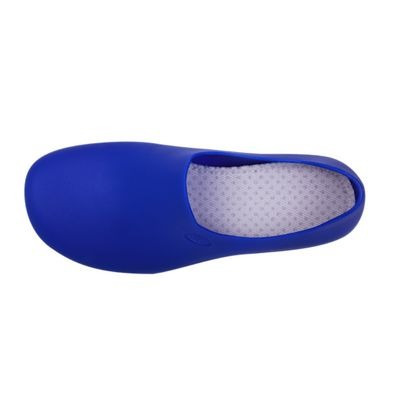 Zapato Zueco Antideslizante Cocina Clínico Azul Rey 2