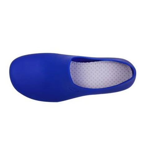 Zapato Zueco Antideslizante Cocina Clínico Azul Rey