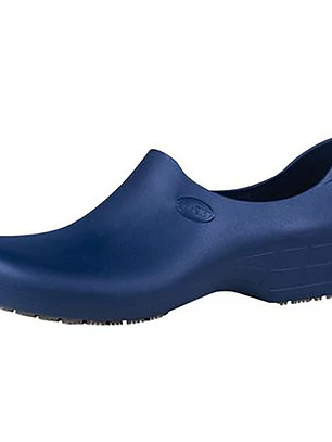 Zapato Zueco Antideslizante Cocina Clínico Azul Marino  