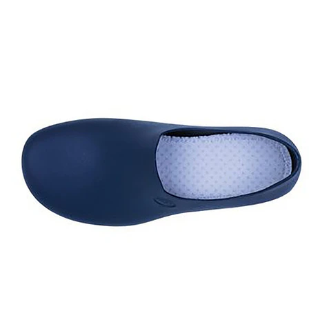 Zapato Zueco Antideslizante Cocina Clínico Azul Marino  