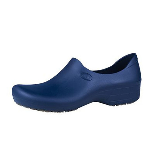 Zapato Zueco Antideslizante Cocina Clínico Azul Marino   3